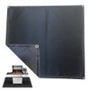Black Fire Pit Protection for Decking, Grass, Patio - Reusable