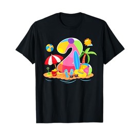 2 Year Old Summer Beach Ball Party 2nd Birthday Trip T-Shirt