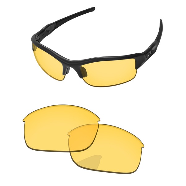 PapaViva Replacement Lenses for Oakley Flak Jacket OO9008 63mm Sunglass