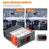 Digital Temperature Controller STC-8080A+ Refrigerator Thermostat for Refrigerator Automatic Defrosting