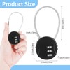 Moxweyeni 32 Pack Combination Wire Lock 3 Digit Small Combo