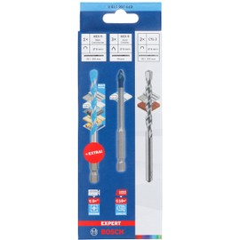 Bosch Professional Expert HEX-9 HardCeramic 5-Piece Drill Bit Set & 1 x Expert HEX-9 MultiConstruction (for Ceramic, MultiConstruction, Diameter 6 mm, Accessories for Drill/Screwdriver)