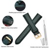 WOCCI 18mm Vintage Leather Watch Band for Men and Women,