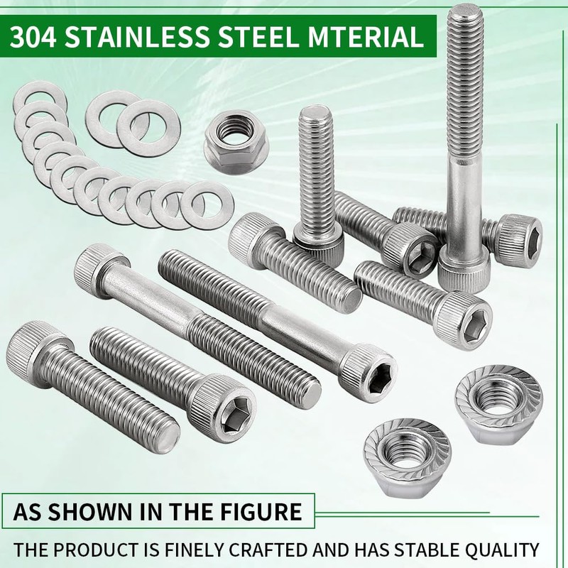 WEICHENGXIN 400EX Engine Stainless Steel Bolt Screw Kit for Sportrax