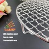 InBlossoms Multi-Purpose Round Cooling Cooking Rack Dia 7" Stainless Steel