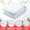 FiveMileBro Christmas Snow Blanket Set Glitter 2.6 x 9.8 Feet