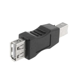 DGZZI USB 2.0 AF/BM Adapter 2PCS Type A Female to USB B Print Male Adapter Converter, Supports Data Transfer and Charging