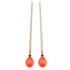 1 Pair Marimba Mallets Medium Hard Yarn Head with Maple