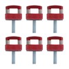 6PCS Hard Top Quick Removal Fastener Thumb Screw with D