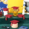 Mindsoft 24 Pcs 2026 Graduation Cap Decorations Mason Jar Lid