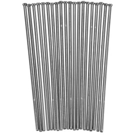 HARFINGTON 50pcs Descaling Needles 4mm x 7" Manganese Steel Replacement Needles for Needle Scaler Air Needle Scaler Fittings Flat Point for Removing Rust Paint Weld Slag