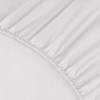 Imperial Rooms Double Fitted Sheet Brushed Microfiber White Bed Sheets