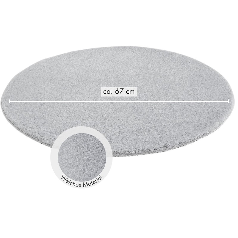 andiamo Arezzo Soft Bathroom Rug - Bath Mat Non-Slip Machine