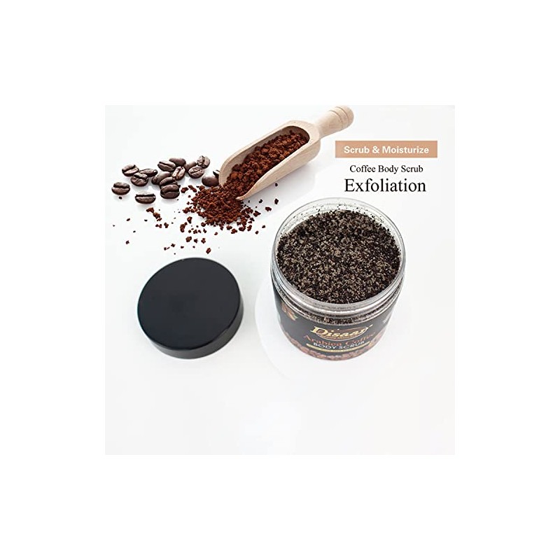 DISAAR BEAUTY Arabica Coffee Body Scrub Remove Dirt Aging Cuticles