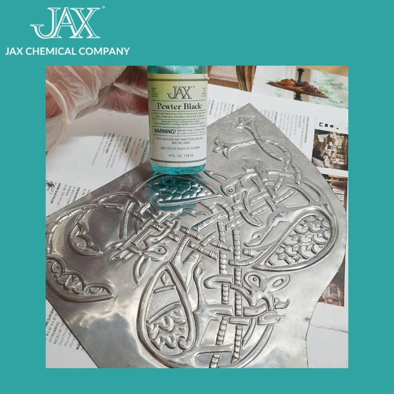 JAX Pewter Black - Metal Finishing Solution - Antique Finish