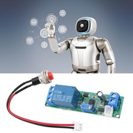 EMSea 2Pcs DC 12V Adjustable Timer Delay Turn OFF Module 1~10s Timing Relay for Robot Intelligent Product Development Automation Equipment PLC Development