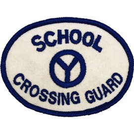 Chicago Police School Crossing Guard HAT Patch: White