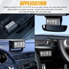 Okerny Rocker/Toggle Switch Box - 4 Gang Switches Installation housing