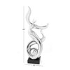 Deco 79 Ceramic People Decorative Sculpture Dancing Home Decor Statue,