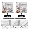 ITFRO Sister Gifts Set of 2 Short Plush Throw Pillow