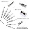 Hinge Drill Bit Self-Centring HSS Drill Bit 17 Pieces Hole