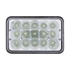 15 High Power LED 4" x 6" Rectangular Light