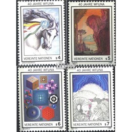 UN - Vienna 64-67 (complete.issue.) fine used/cancelled 1986 40 years WFUNA (Stamps for collectors) painting