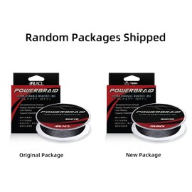 RUNCL PowerBraid - Línea de pesca trenzada 4/8/9, hilo de pesca trenzado 300/500/1000 yardas, tecnología de tela sin costuras, tecnología de revestimiento mejorada, estiramiento cero, alta sensibilidad, diámetro más pequeño, línea de trenza 15-120 libras