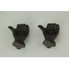 Chesapeake Bay Brown Cast Iron Thumbs Up Hand Decorative Wall