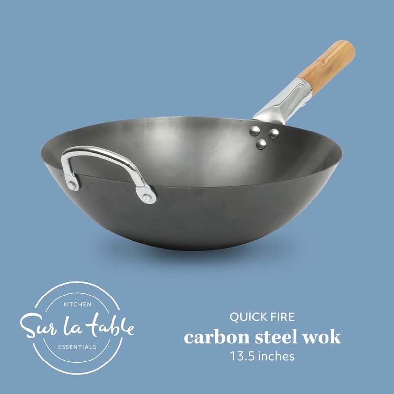 SUR LA TABLE Kitchen Essentials Quick Fire Carbon Steel 13.5"