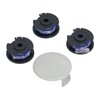 0.065in Trimmer Line Spools Cap Set Replacement Fit for Ryobi
