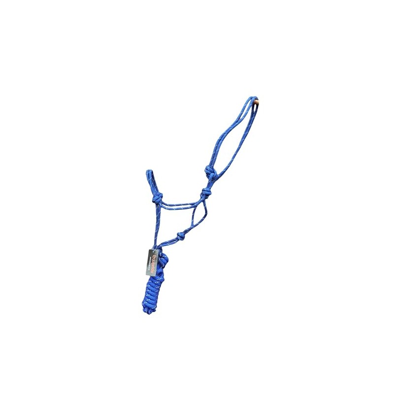 Hi-Viz Reflective Rope Headcollar with Lead Rope Se Fully Adjustable
