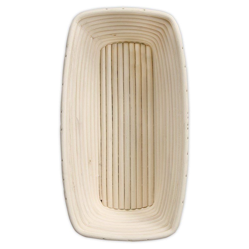 Städter Proving Basket, Rectangular, Wicker, Beige, 26.5 x 14 cm,