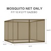 BPS 10' x 12' Gazebo Universal Mosquito Netting Screen Replacement,