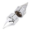 Unbranded Chrome Front Axle Nut Covers For Harley Road King