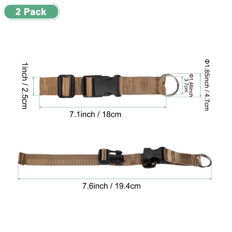 M METERXITY 2-Pack Add A Bag Luggage Strap, Adjustable Suitcase