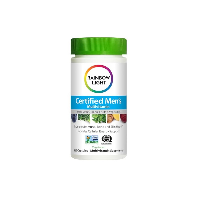 Rainbow Light Multivitamin for Men, Vitamin C, D & Zinc,