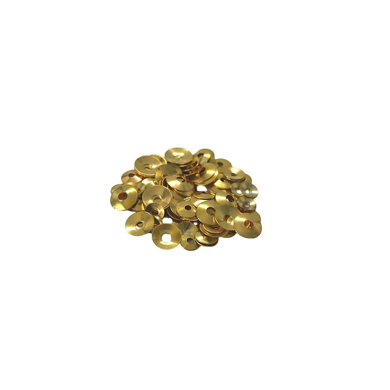 100 Pieces Brass Clock Washers for Mantel Clock Repair and