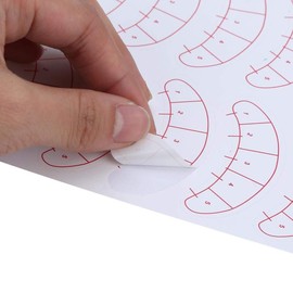 140PCS Under Eye Pads, Eyelash Extension Patches, Eyelash Pads Eyelashes Extension Adhesive Sticker Eye Lash Isolation Positioning Pads Patches Tool Self-Adhesive Paper Patches