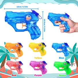 Mini Water Guns for Kids,3 Pack Small Water,Water Soaker Squirts Blasters Guns,Outdoor Water Toy Summer Pool Beach Party Favor for Boys Girls