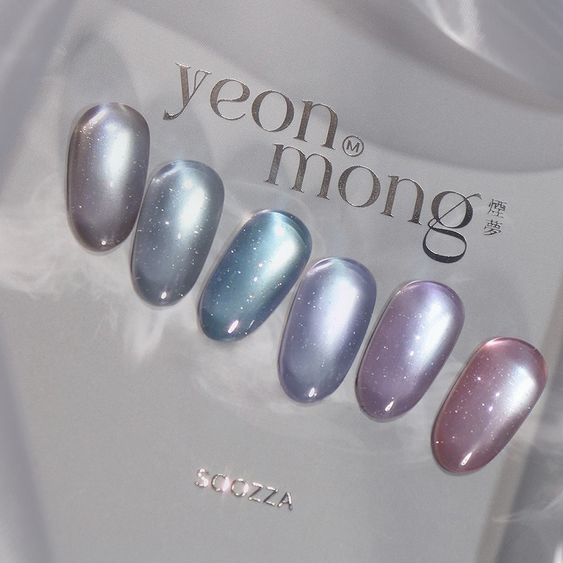 Sujja Gel 3 Lotus Dream 6 Type Set Glitter Magnetic