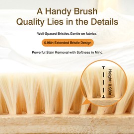Cleaning Brush – Wood Body Utility Scrub Brush with PET Bristles – Ideal for Tough Cleaning Tasks, Perfect for Hardwood Floors, Indoor and Outdoor Use