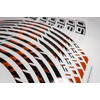 Felgenrand Aufkleber Wheel Rim Sticker Motorcycle Sticker Set Compatible with