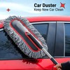 Car Duster, Extendable Long Handle Car Duster Exterior Scratch Free