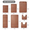 MIULEE 1 x Non-Slip Hydrophilic Memory Foam Bath Mat Superfine