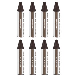 uxcell Wood Filler Stick, 8 Pcs Wax Sticks Wood Touch Up Markers, Furniture Crayons for Scratches Holes Crack Tables Desks Wooden Floors Repair Cover Ups, Mahogany