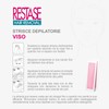 RESTASE | Strisce Depilatorie Viso, 20 pz + 2 Salviette,