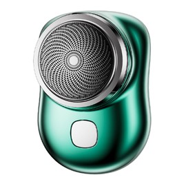 Men Beard Trimmer Portable Compact Rechargeable Beard Cutter Mini Pocket Trimmer Green