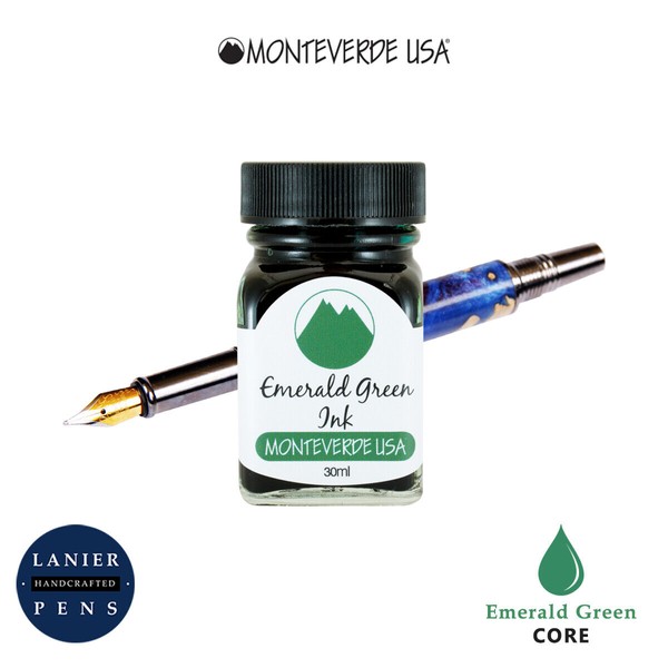 Monteverde G309EG 30 ml Core Fountain Pen Ink Bottle- Emerald