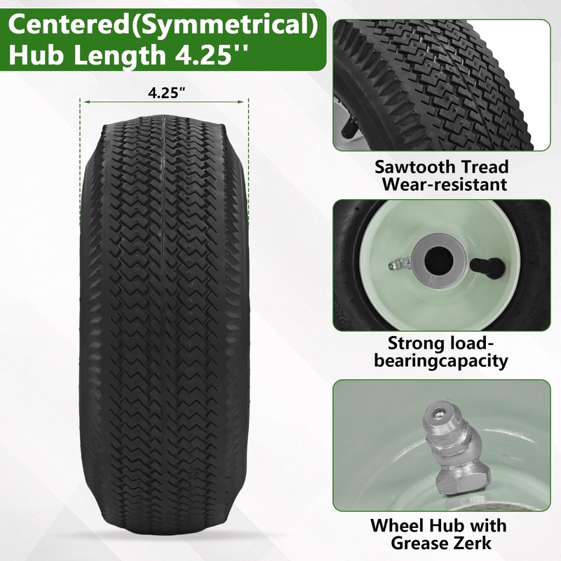 105-3471 Front Wheel and Tire Assembly Replacement for Toro 105-3471
